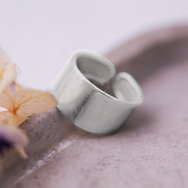 solid 925 sterling silver adjustable ring minimalist boho handmade
